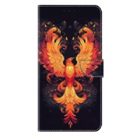 Läderskal Fodral Samsung Galaxy A17 4g / 5g Eldfågel