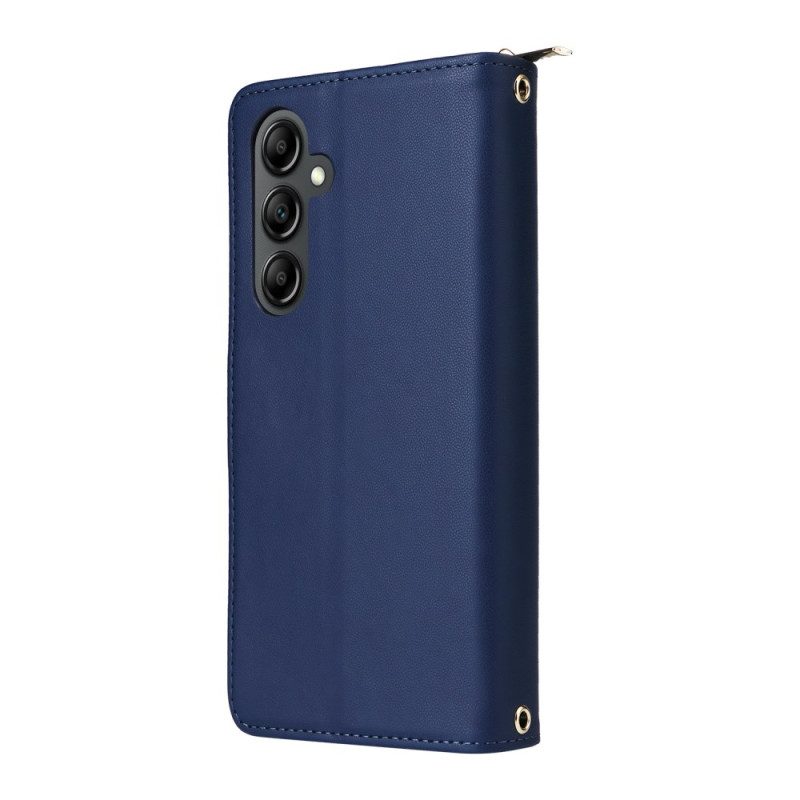 Läderskal Fodral Samsung Galaxy A17 4g / 5g Enkel Plånbok