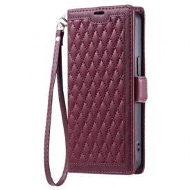 Läderskal Fodral Samsung Galaxy A17 4g / 5g Vintage Quiltad