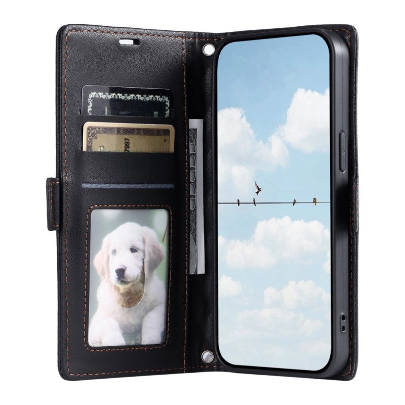 Läderskal Fodral Samsung Galaxy A17 4g / 5g Vintage Quiltad