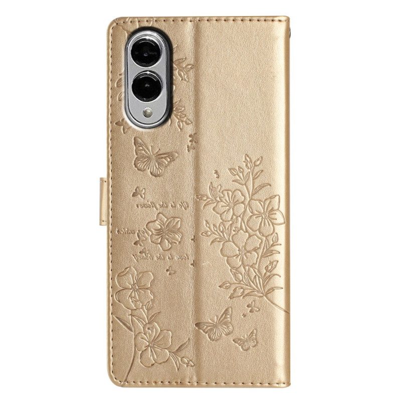 Läderskal Fodral Samsung Galaxy S25 5g Edge Asiatiskt Landskap