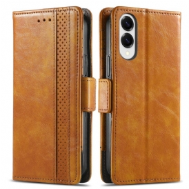 Läderskal Fodral Samsung Galaxy S25 5g Edge Caseneo