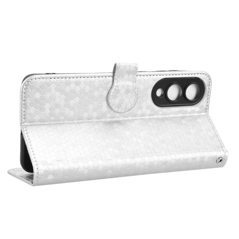 Läderskal Fodral Samsung Galaxy S25 5g Edge Glitterprickar