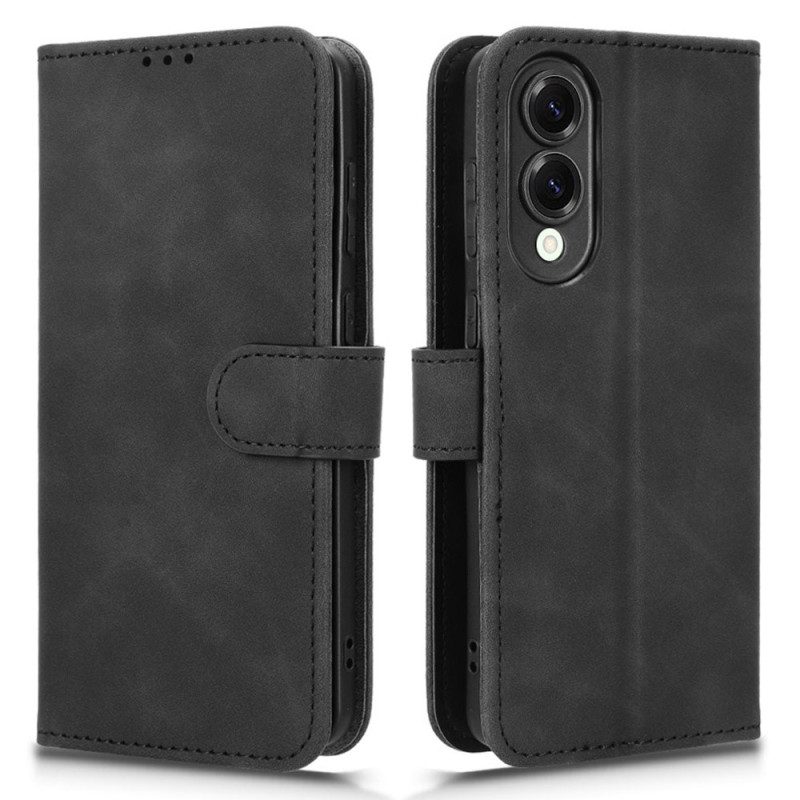 Läderskal Fodral Samsung Galaxy S25 5g Edge Mockaeffekt