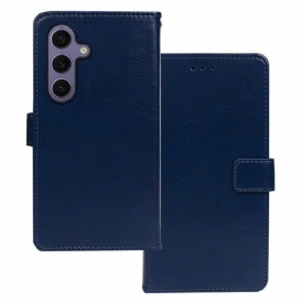 Läderskal Fodral Samsung Galaxy S25 5g Klassisk Idewei