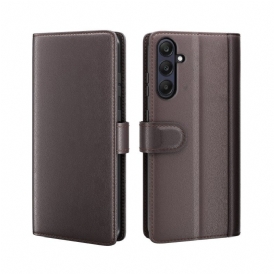 Läderskal Fodral Samsung Galaxy S25 Fe Äkta Läder