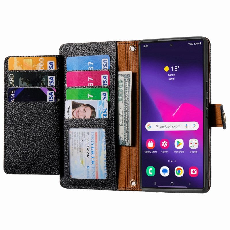 Läderskal Fodral Samsung Galaxy S25 Ultra 5g Hjärta