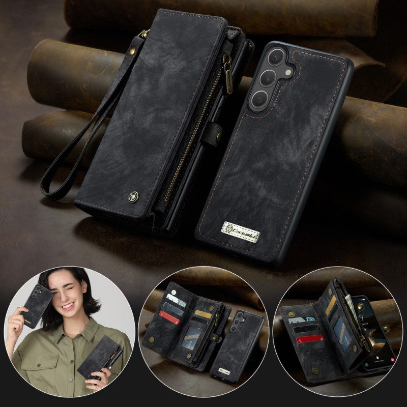 Läderskal Fodral Samsung Galaxy S26 Avtagbart Caseme-skal