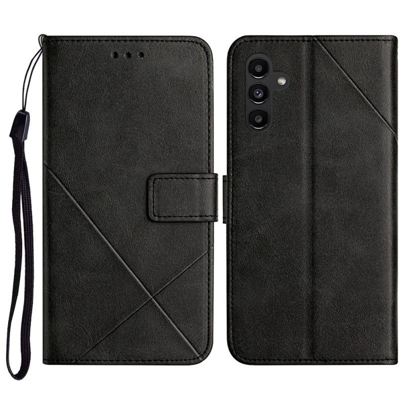 Läderskal Fodral Samsung Galaxy S26 Linjer