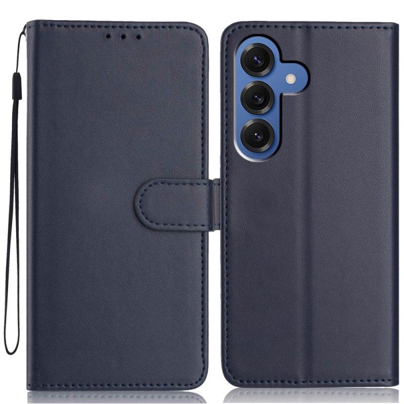 Läderskal Fodral Samsung Galaxy S26 Plus Enkel Serie