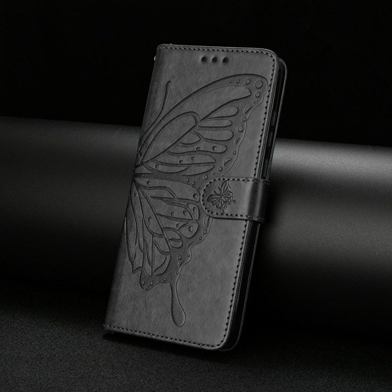 Läderskal Fodral Samsung Galaxy S26 Ultra Fjärilsdesign