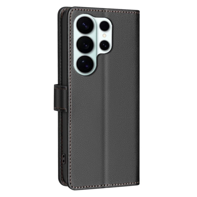 Läderskal Fodral Samsung Galaxy S26 Ultra Klassisk Binfen-färg