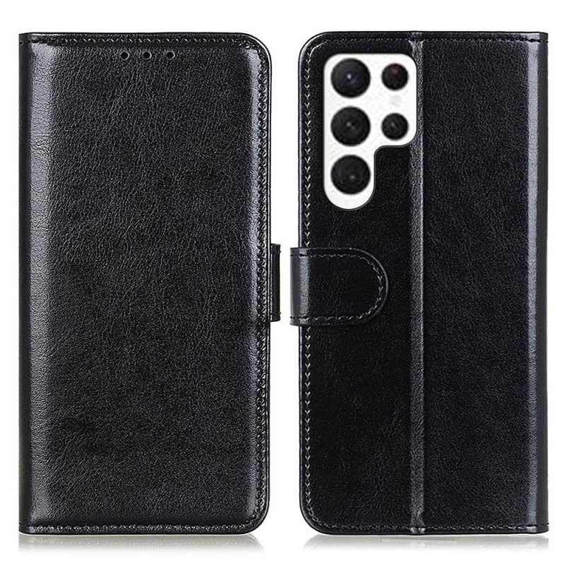 Läderskal Fodral Samsung Galaxy S26 Ultra Lackkonstläder