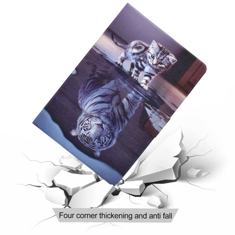 Läderskal Fodral Samsung Galaxy Tab S11 Kattungedröm