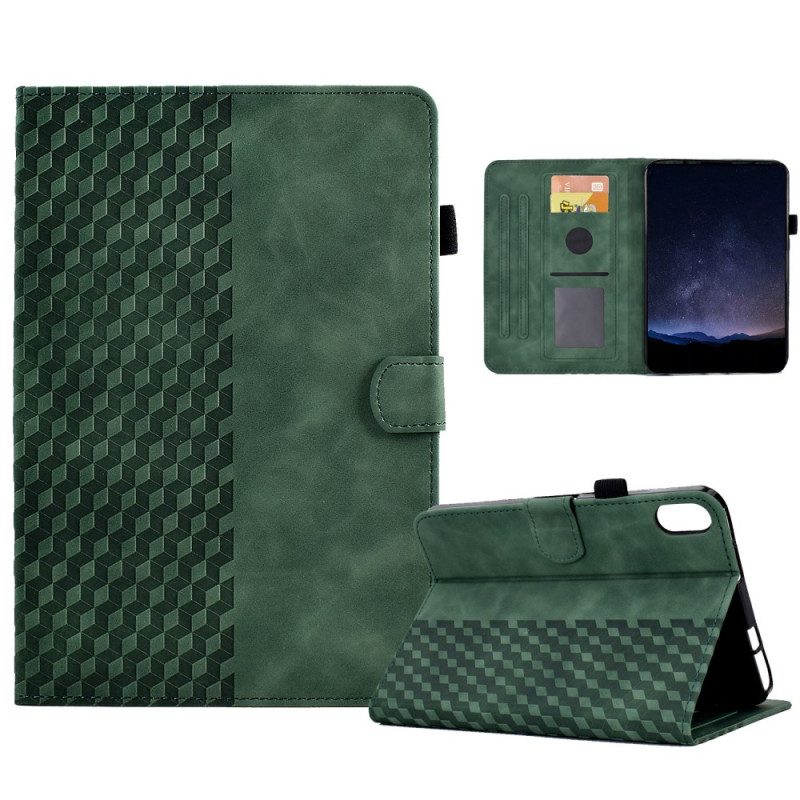 Läderskal Fodral Samsung Galaxy Tab S11 Mockakanteffekt