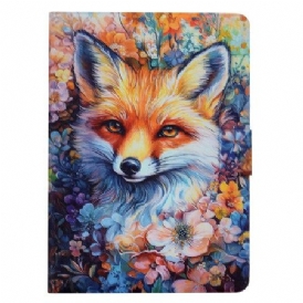 Läderskal Fodral Samsung Galaxy Tab S11 Rävmålning