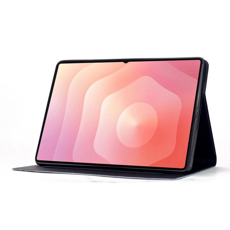 Läderskal Fodral Samsung Galaxy Tab S11 Rävmålning
