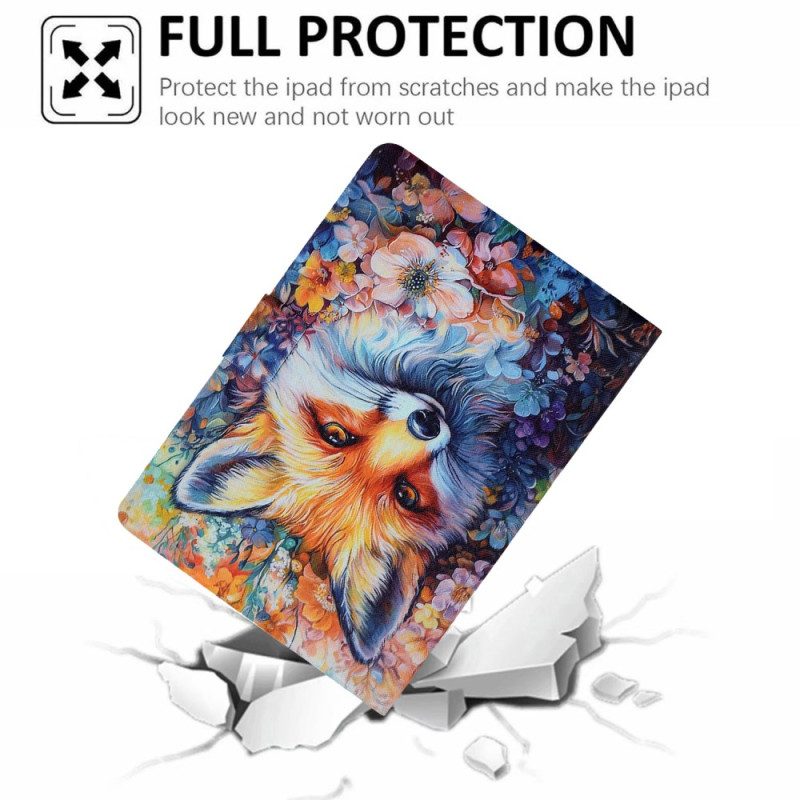 Läderskal Fodral Samsung Galaxy Tab S11 Rävmålning