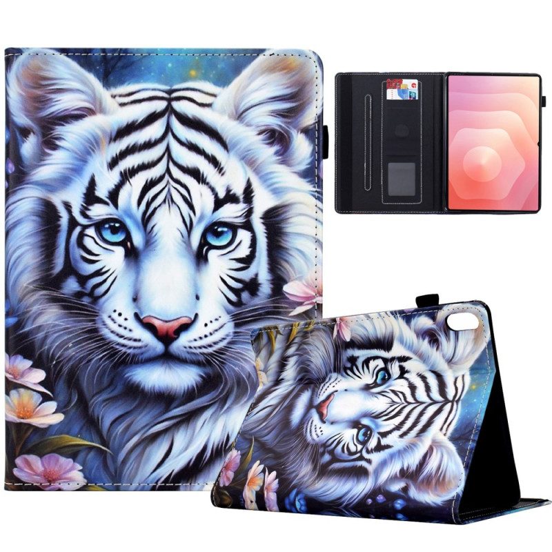Läderskal Fodral Samsung Galaxy Tab S11 Tigern