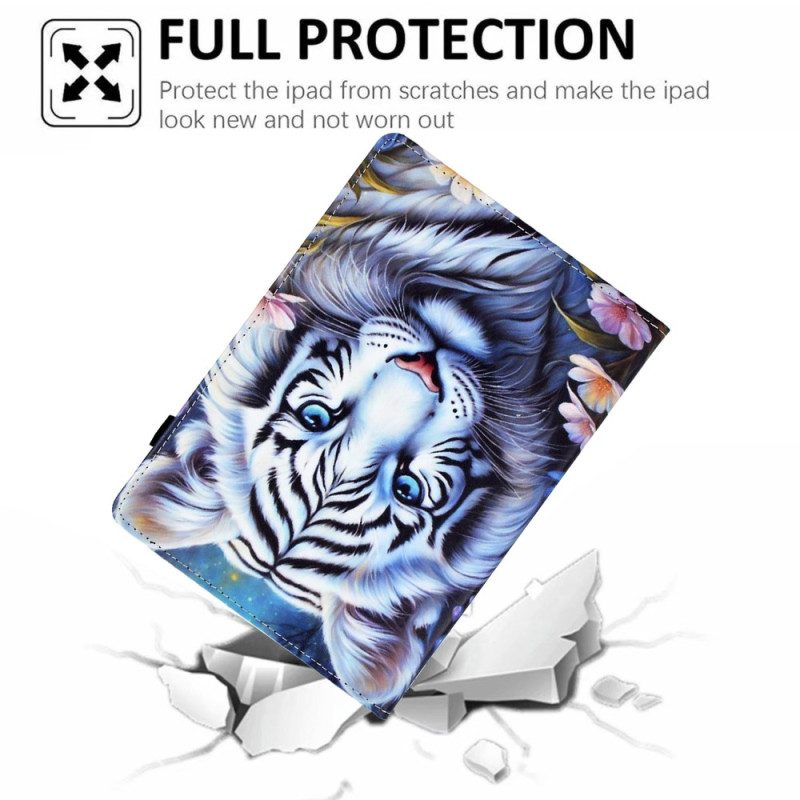 Läderskal Fodral Samsung Galaxy Tab S11 Tigern