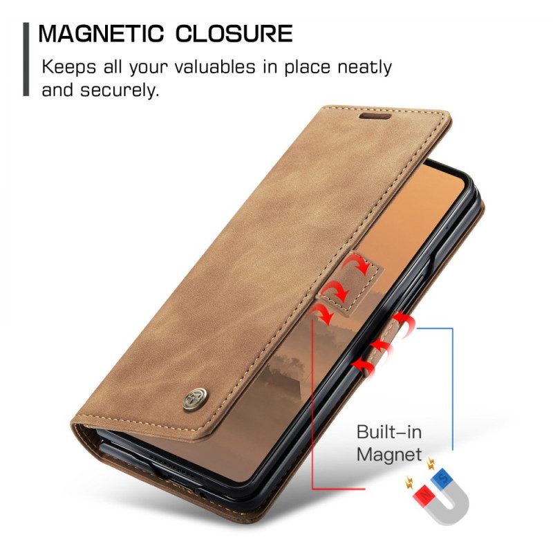 Läderskal Fodral Samsung Galaxy Z Fold 7 Caseme