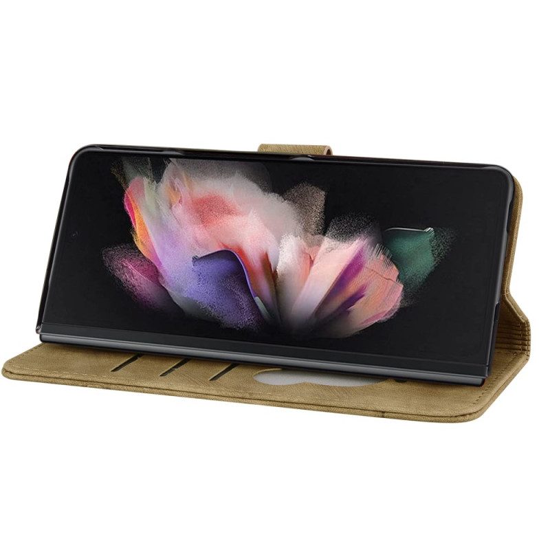 Läderskal Fodral Samsung Galaxy Z Fold 7 Kattscen