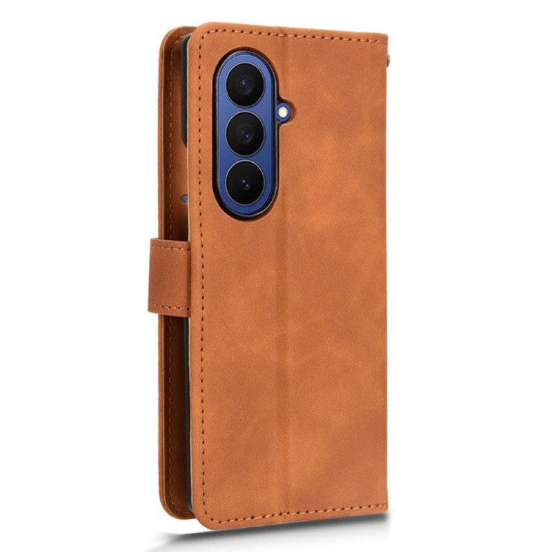 Läderskal Fodral Samsung Galaxy Z Fold 7 Mockaeffekt