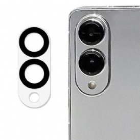 Linsskydd I Härdat Glas För Samsung Galaxy S25 Edge (svart Rund Design)