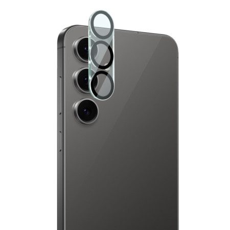 Linsskydd I Härdat Glas För Samsung Galaxy S25 Fe (svart Cirkeldesign) Imak