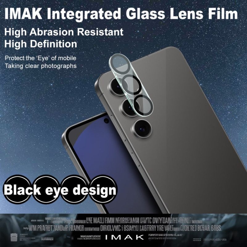 Linsskydd I Härdat Glas För Samsung Galaxy S25 Fe (svart Cirkeldesign) Imak