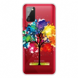 Mobilskal För Samsung Galaxy A02s Akvarellträd Transparent