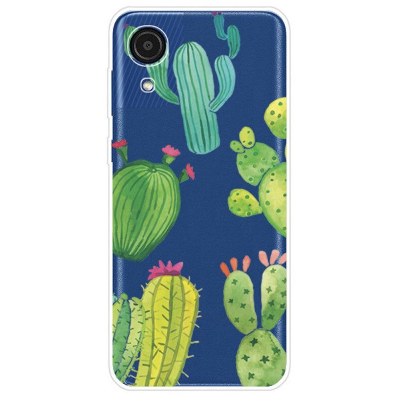 Mobilskal För Samsung Galaxy A03 Core Kaktus Akvarell