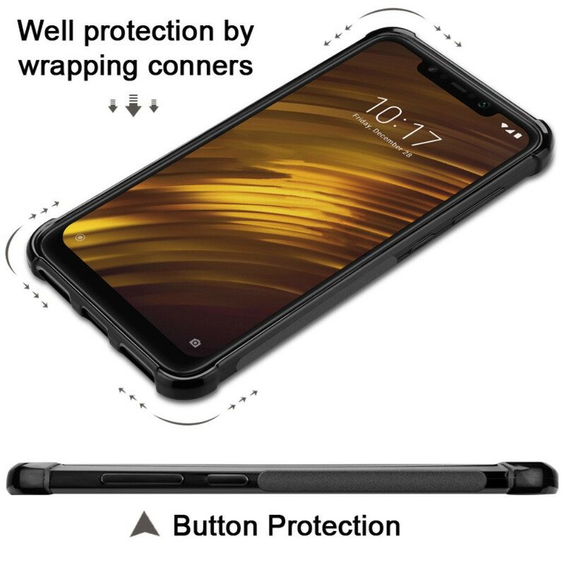 Mobilskal För Samsung Galaxy A10s Imak Vega Series Borstad Kolfiber