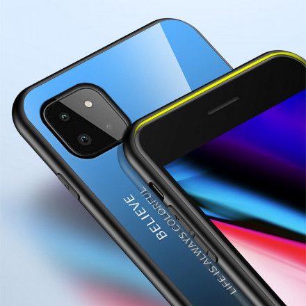 Mobilskal För Samsung Galaxy A22 5G Hej Härdat Glas