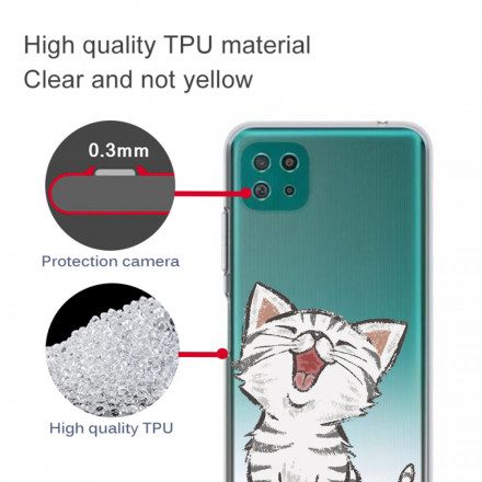 Mobilskal För Samsung Galaxy A22 5G Söt Katt