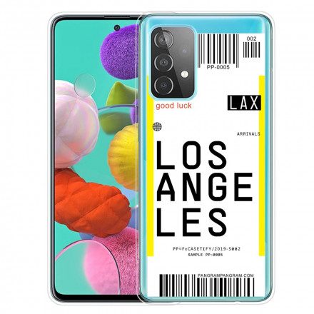 Mobilskal För Samsung Galaxy A32 4G Boardingkort Till Los Angeles