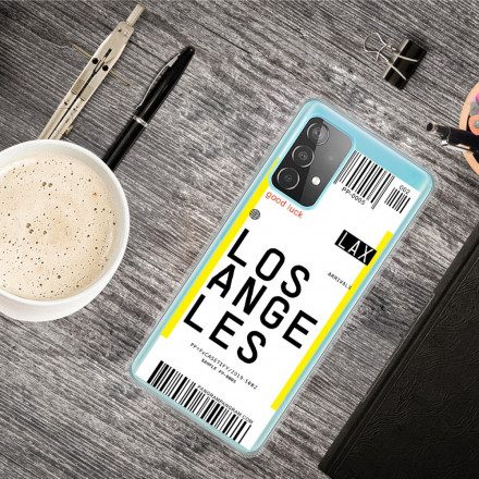 Mobilskal För Samsung Galaxy A32 4G Boardingkort Till Los Angeles