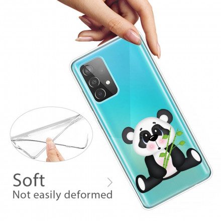 Mobilskal För Samsung Galaxy A32 5G Transparent Sad Panda
