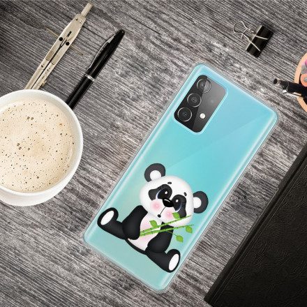 Mobilskal För Samsung Galaxy A32 5G Transparent Sad Panda