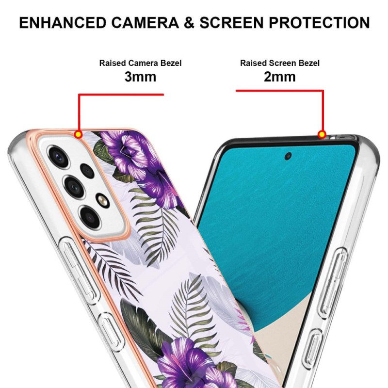 Mobilskal För Samsung Galaxy A53 5G Blommor