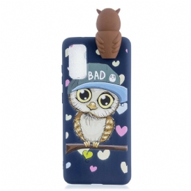 Mobilskal För Samsung Galaxy A71 3d Bad Owl