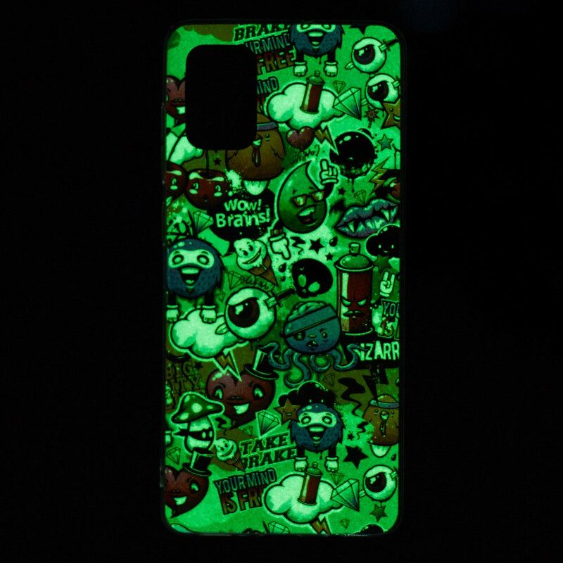 Mobilskal För Samsung Galaxy A71 Fluorescerande Galenskap