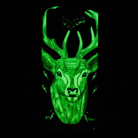 Mobilskal För Samsung Galaxy A72 4G / 5G Fluorescerande Majestic Stag