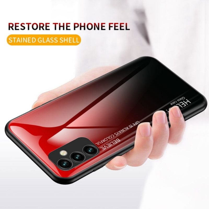 Mobilskal För Samsung Galaxy M23 5G Hej Härdat Glas