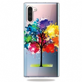 Mobilskal För Samsung Galaxy Note 10 Transparent Akvarellträd