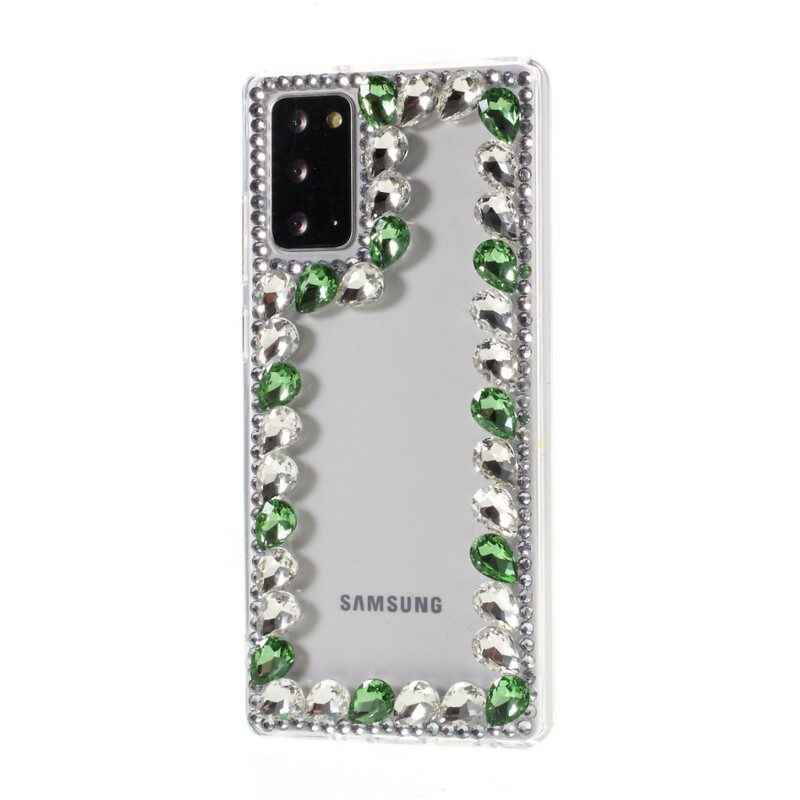 Mobilskal För Samsung Galaxy Note 20 Strasskontur