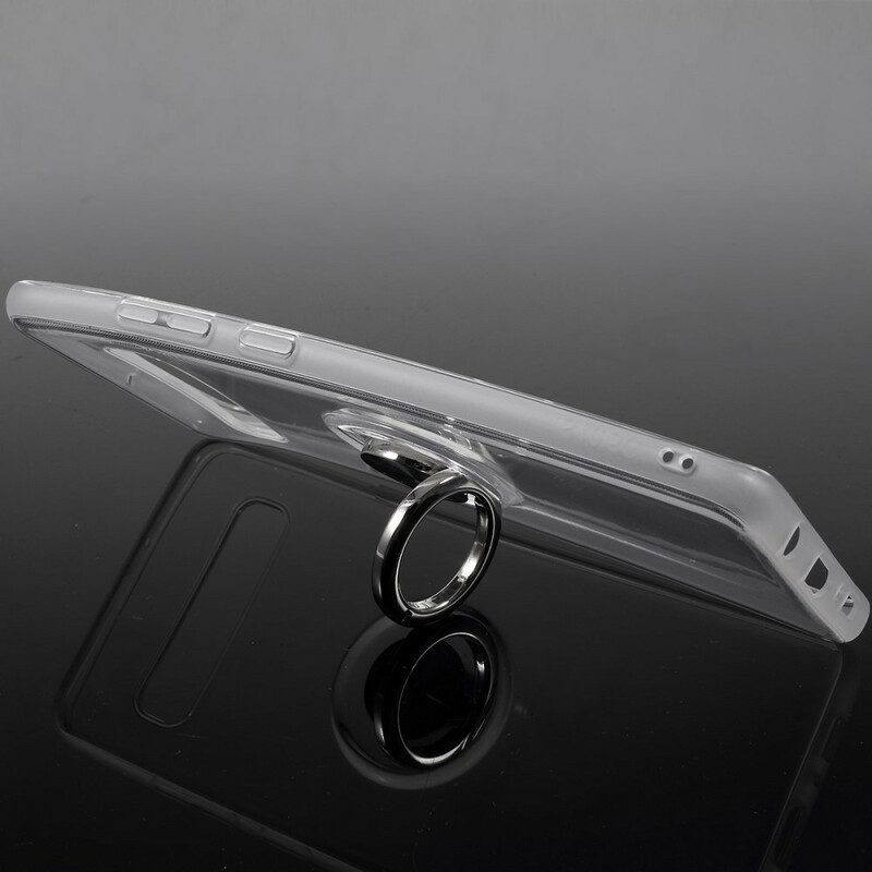 Mobilskal För Samsung Galaxy S10 5G Transparent Metallring