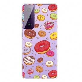 Mobilskal För Samsung Galaxy S21 FE Älskar Donuts