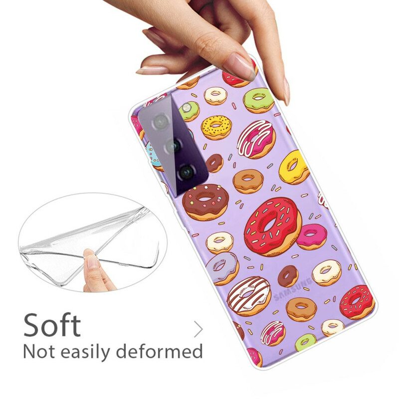Mobilskal För Samsung Galaxy S21 FE Älskar Donuts