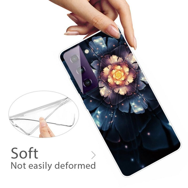 Mobilskal För Samsung Galaxy S21 FE Flexibla Blommor